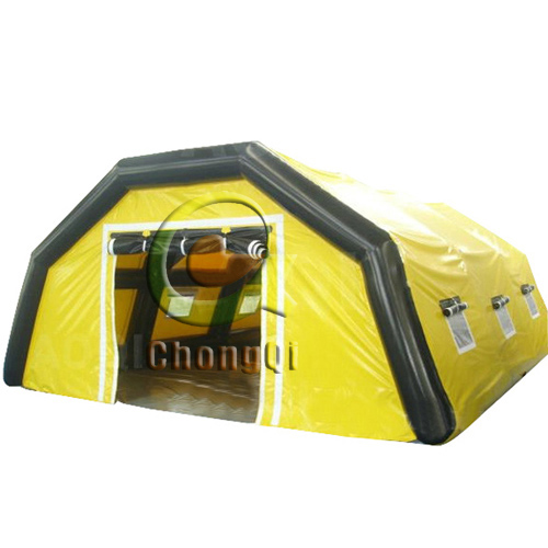 Inflatable medical tents